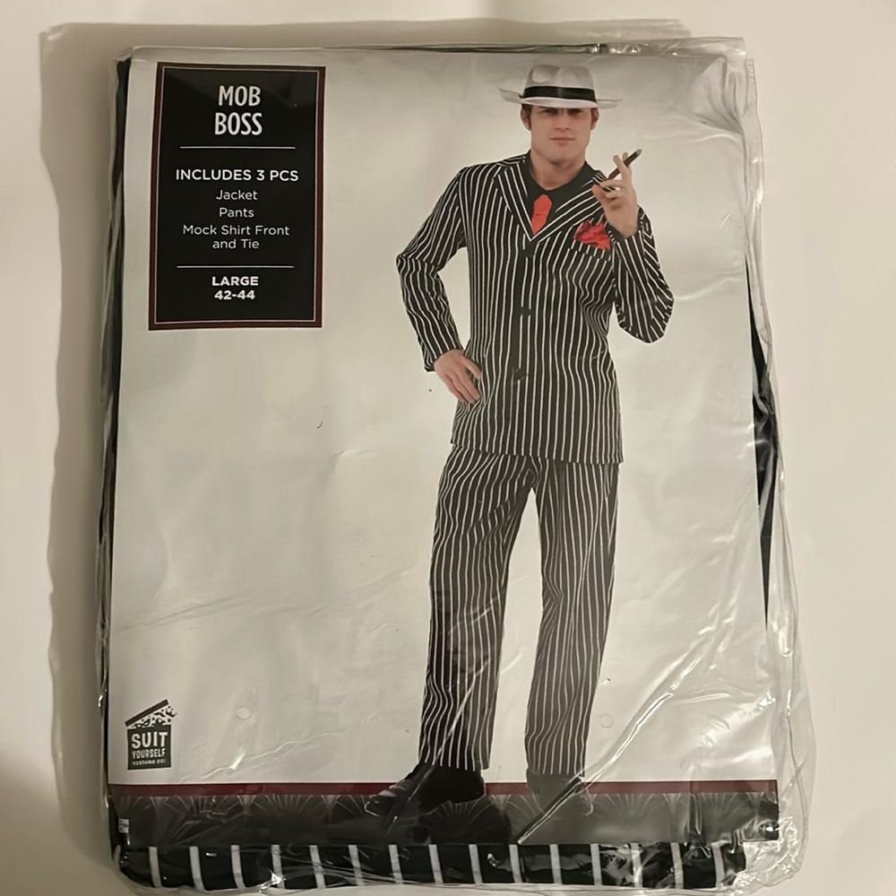 Mob Boss 3 piece Halloween Men’s costume